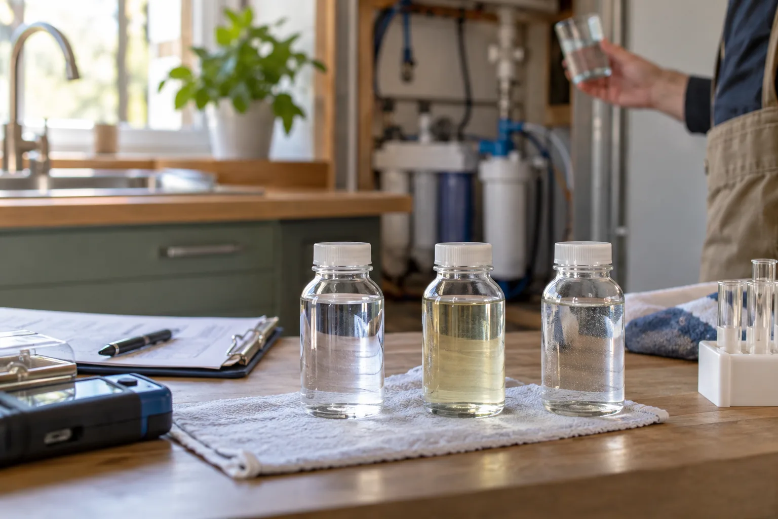 Концептуальная иллюстрация: Вода изменила цвет или запах