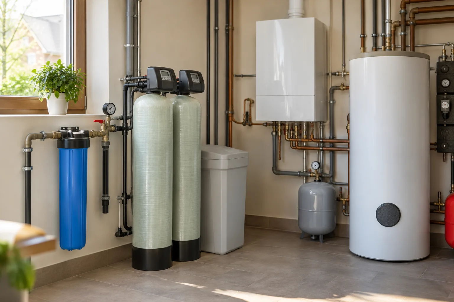 Концептуальная иллюстрация: Водоподготовка для котельной